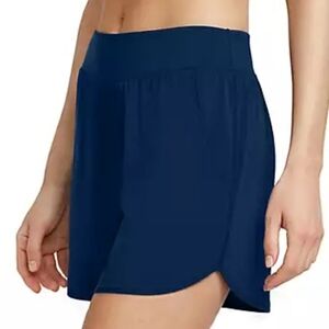 Lands End Size 16 Navy Blue SunShade UPF 50 Board Shorts